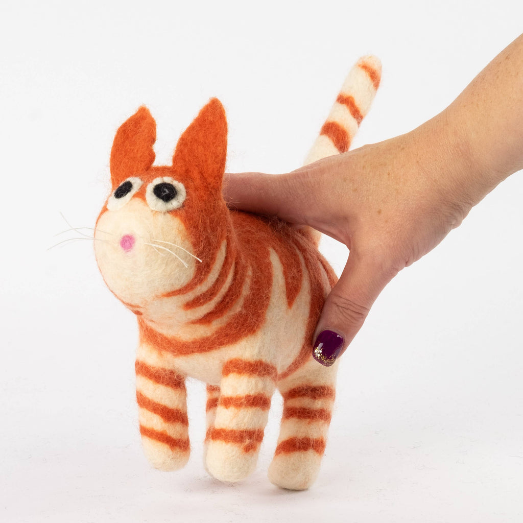 Orange Tabby Cat Toy