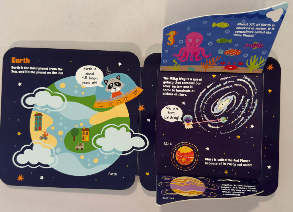 Planets And Stars Fun Flaps (a chunky lift-the-flaps book)