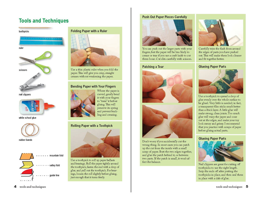 Japanese Paper Toys Kit