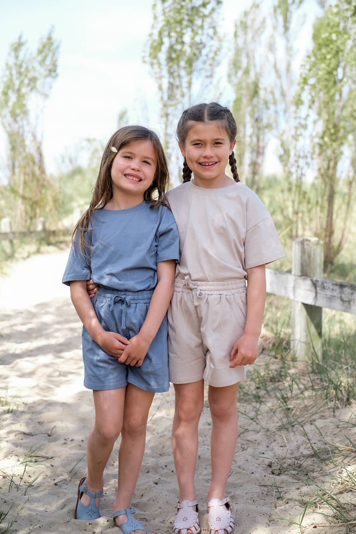 Organic Cotton Short Set - Soft Sandstone