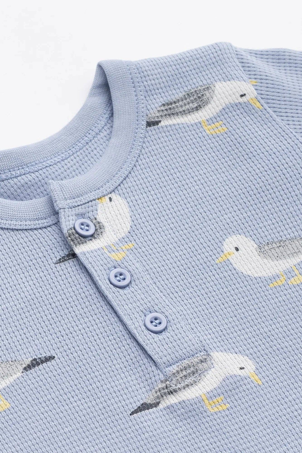 Baby Waffle Two-Piece Set Soaring Seagulls