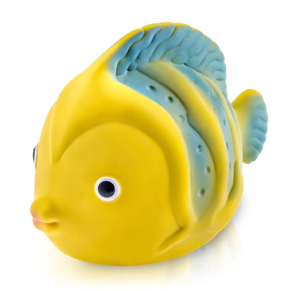 Natural Rubber Fish Non-Toxic Bath Toy, Mold-free design