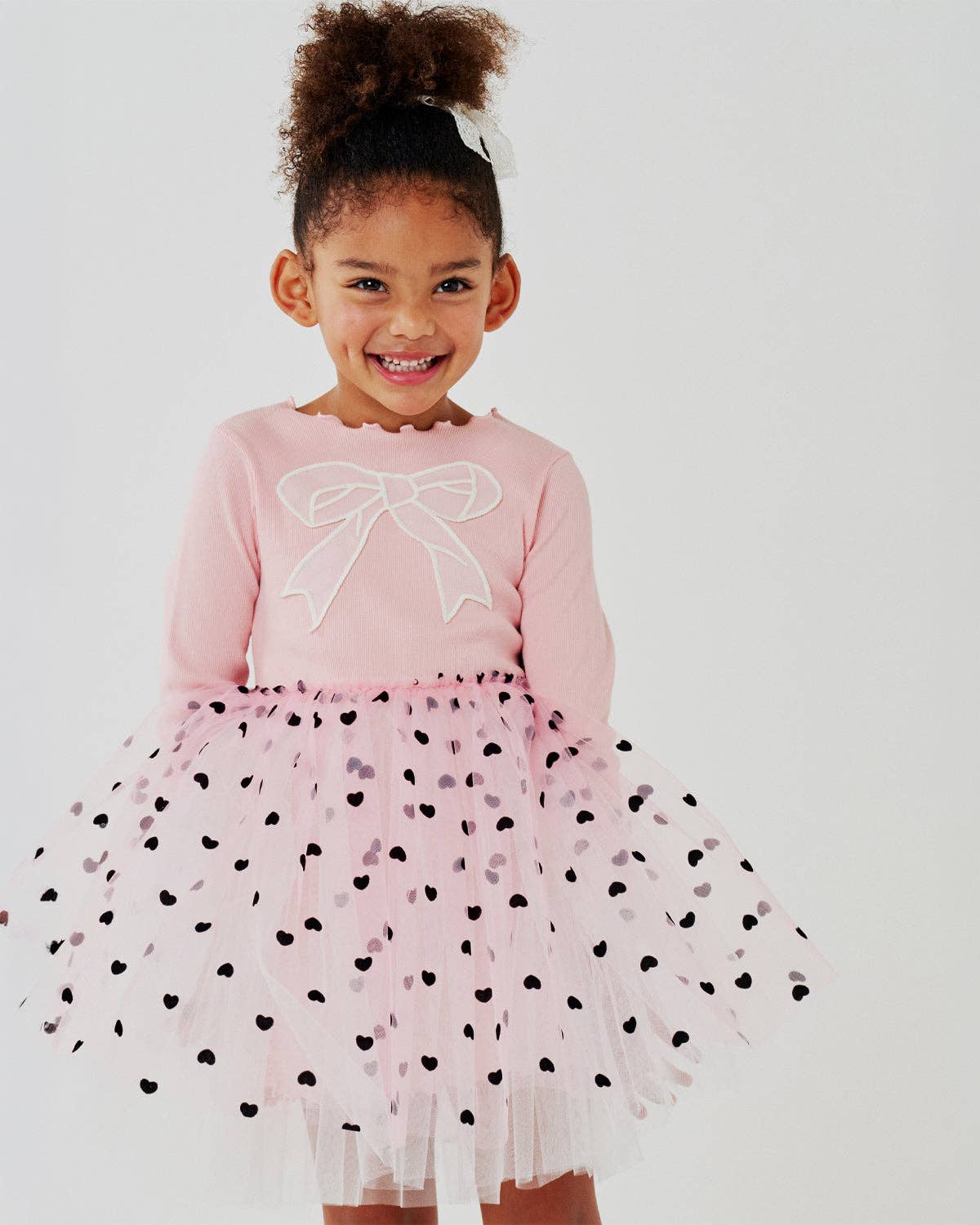 Heart Bow Tutu: Peach / 5