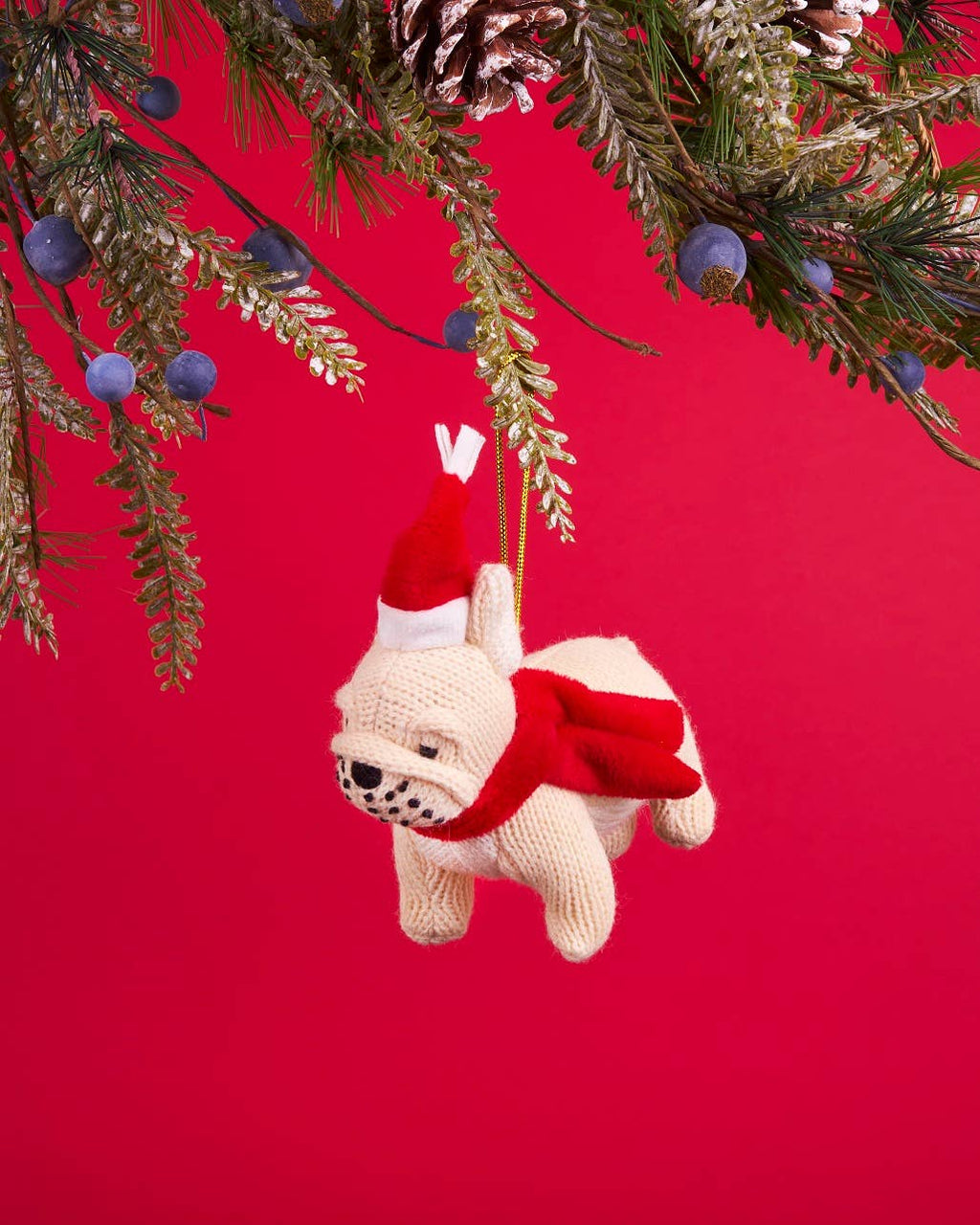 French Bulldog Christmas Decoration, Dog Christmas Decor