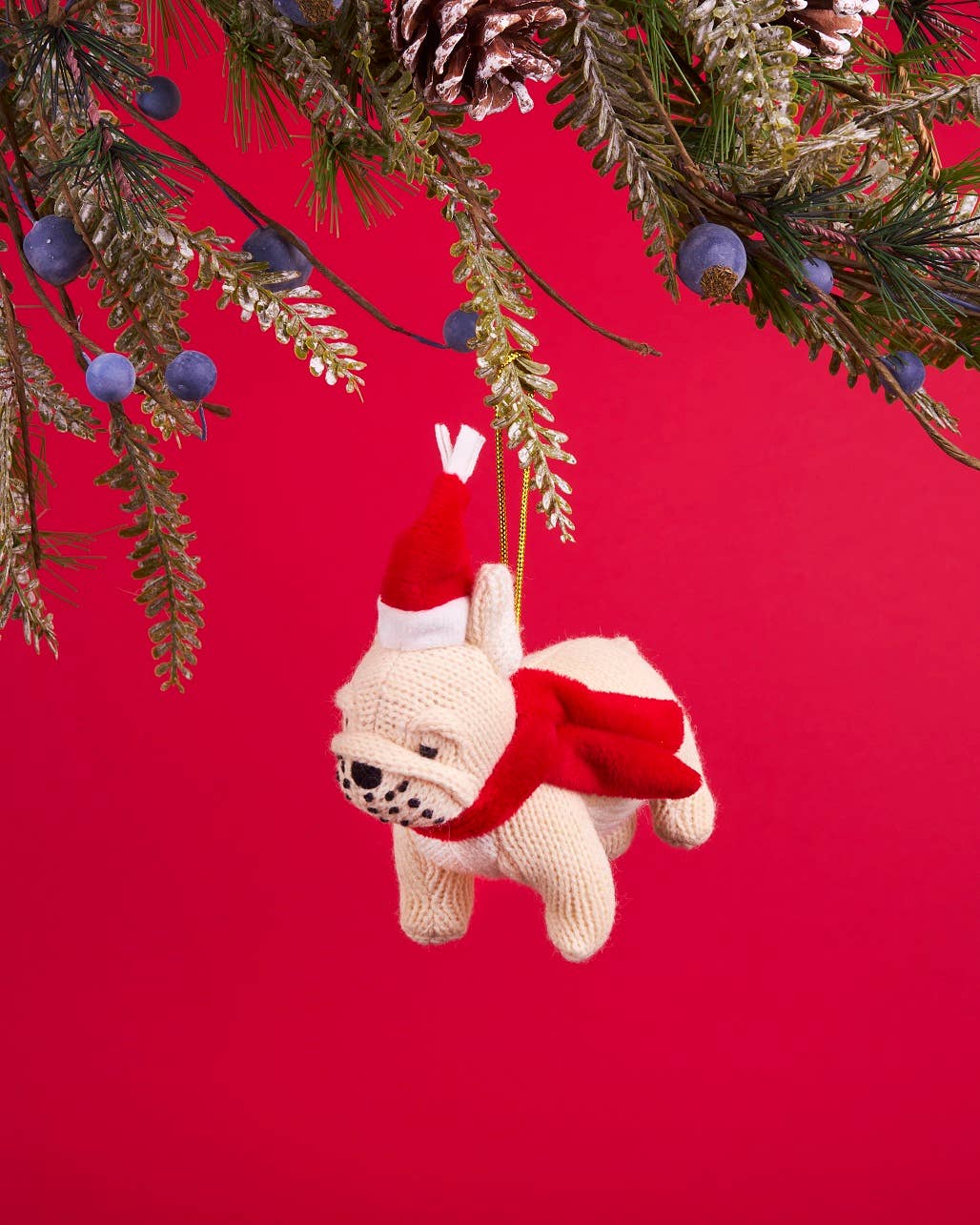 French Bulldog Christmas Decoration, Dog Christmas Decor