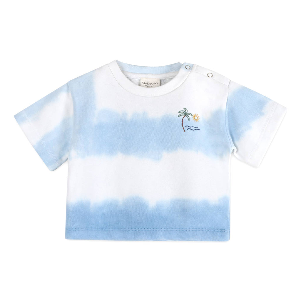 Tie Dye Cozy Baby Tee + Shorts Set Organic Jersey