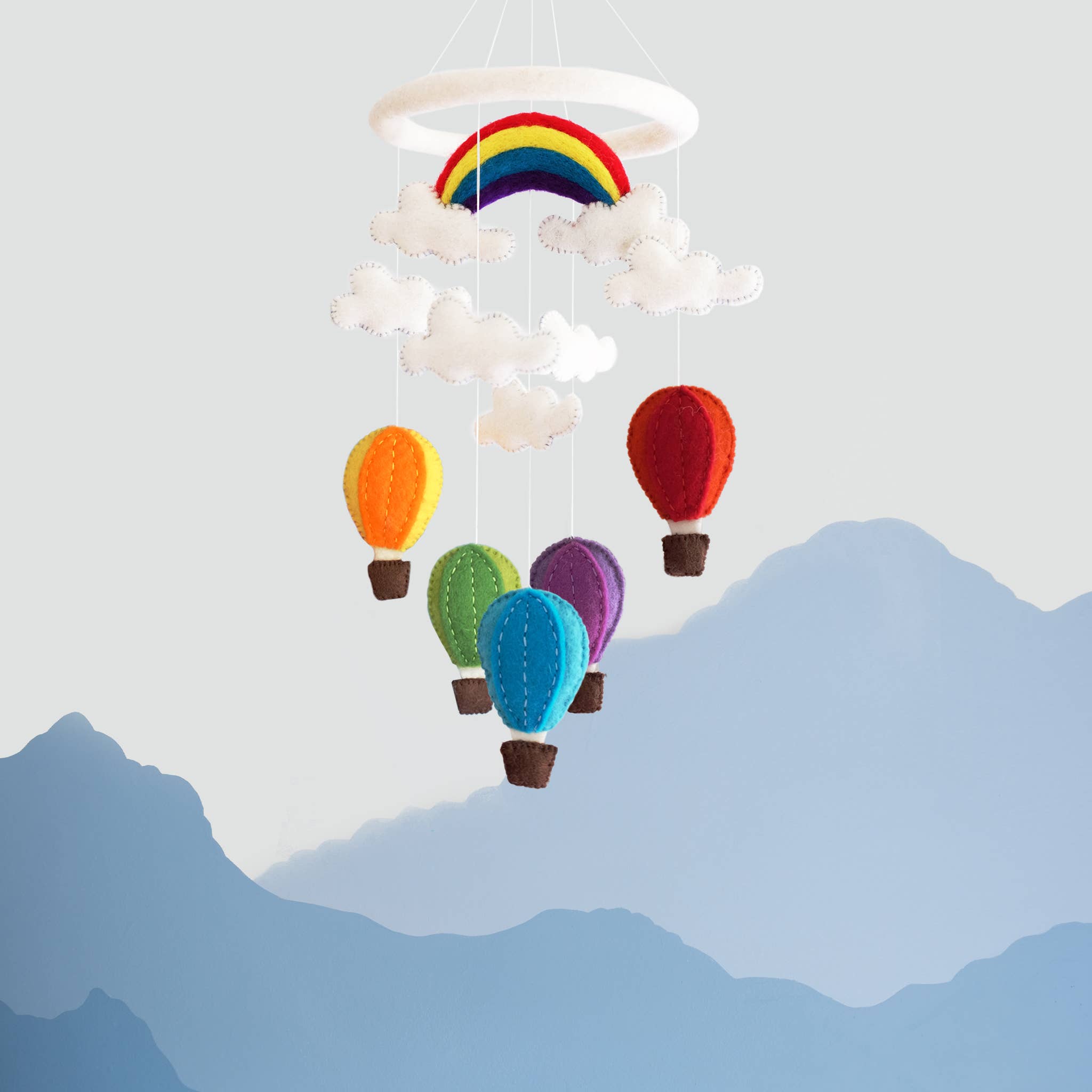 Baby Mobile - Hot Air Balloon - Nursery Decor