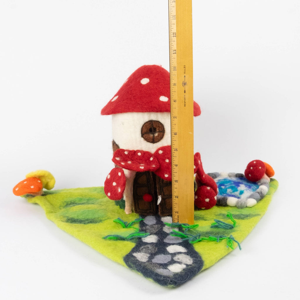 Finger Puppets - Activity Kit - Felt Magic Mushroom House