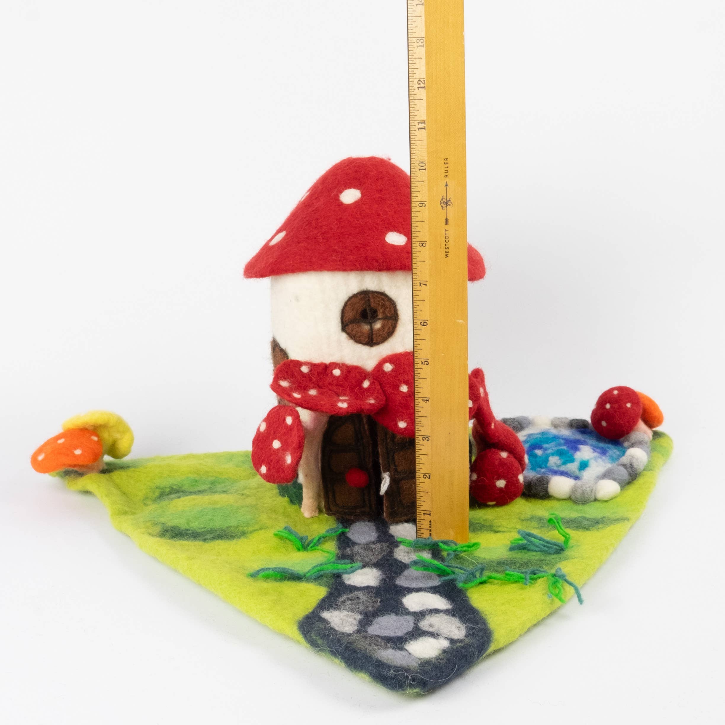 Finger Puppets - Activity Kit - Felt Magic Mushroom House