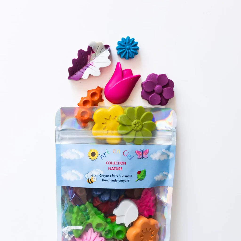 Handmade Crayons - NATURE - Crayons faits à la main