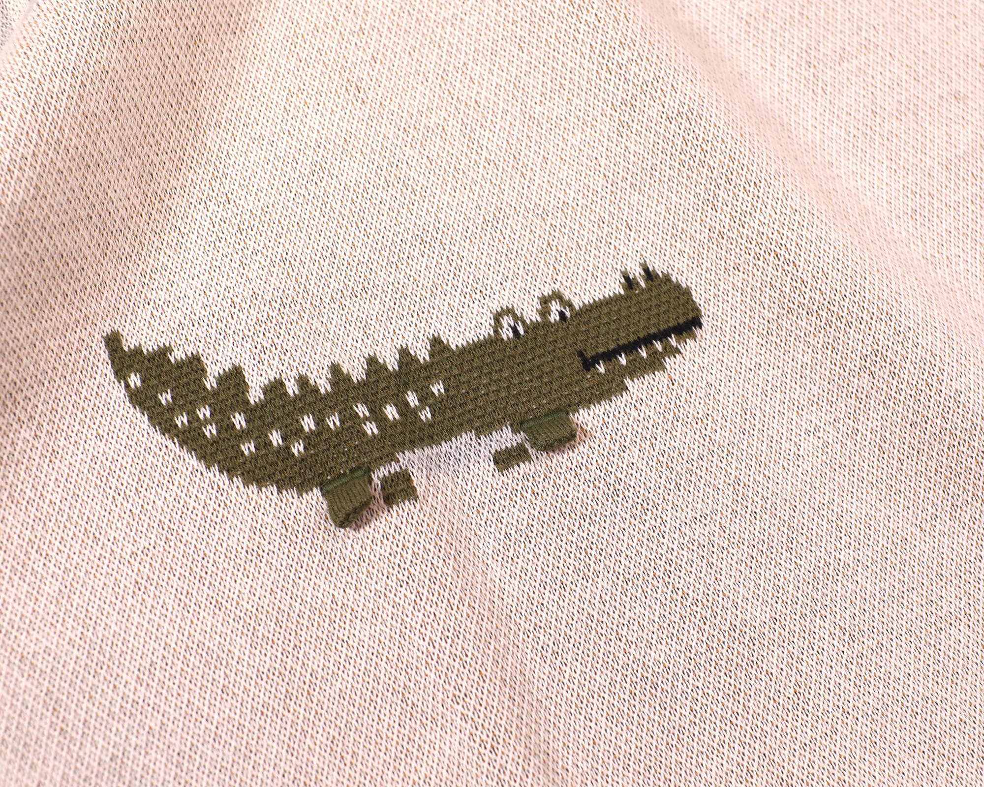 Savannah-Organic 3D Jacquard Sweater Knit Baby Blanket: One Size