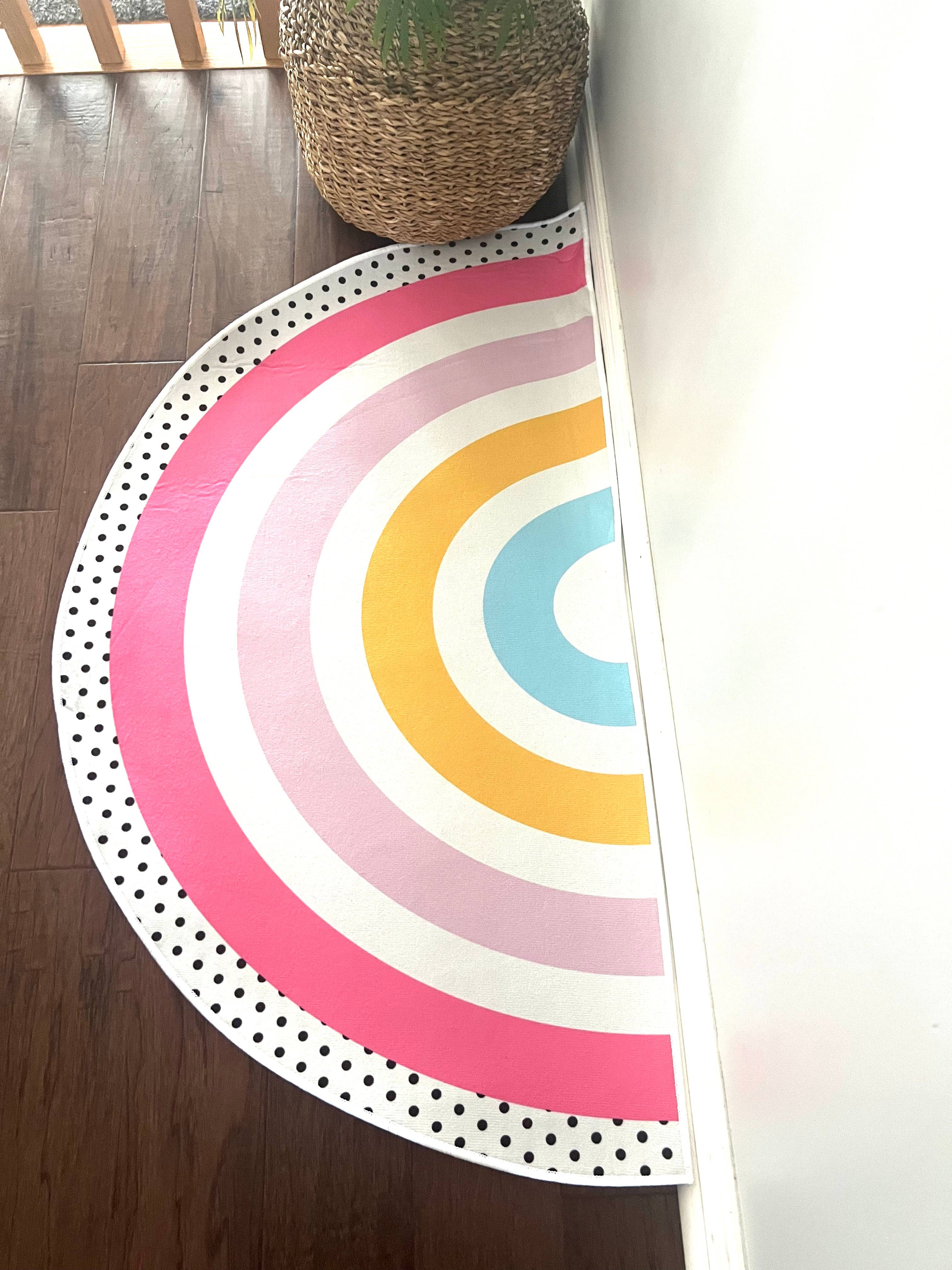 KIDS RAINBOW MAT-PLAYROOM MATS/NURSERY DECOR KIDS MATS