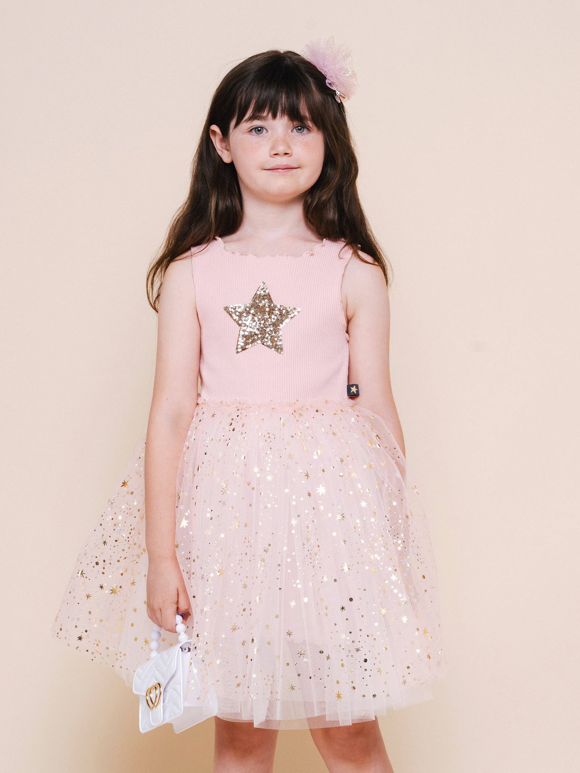 Eloise Tutu Dress: Peach LAST SIZE 4