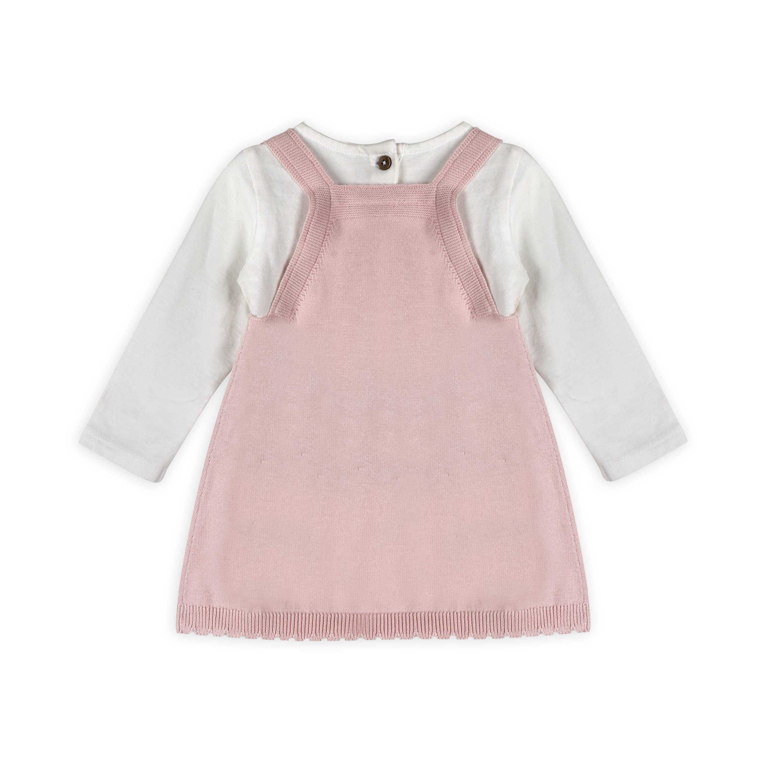 Strawberry Pocket Baby Knit Tunic Dress Set Organic