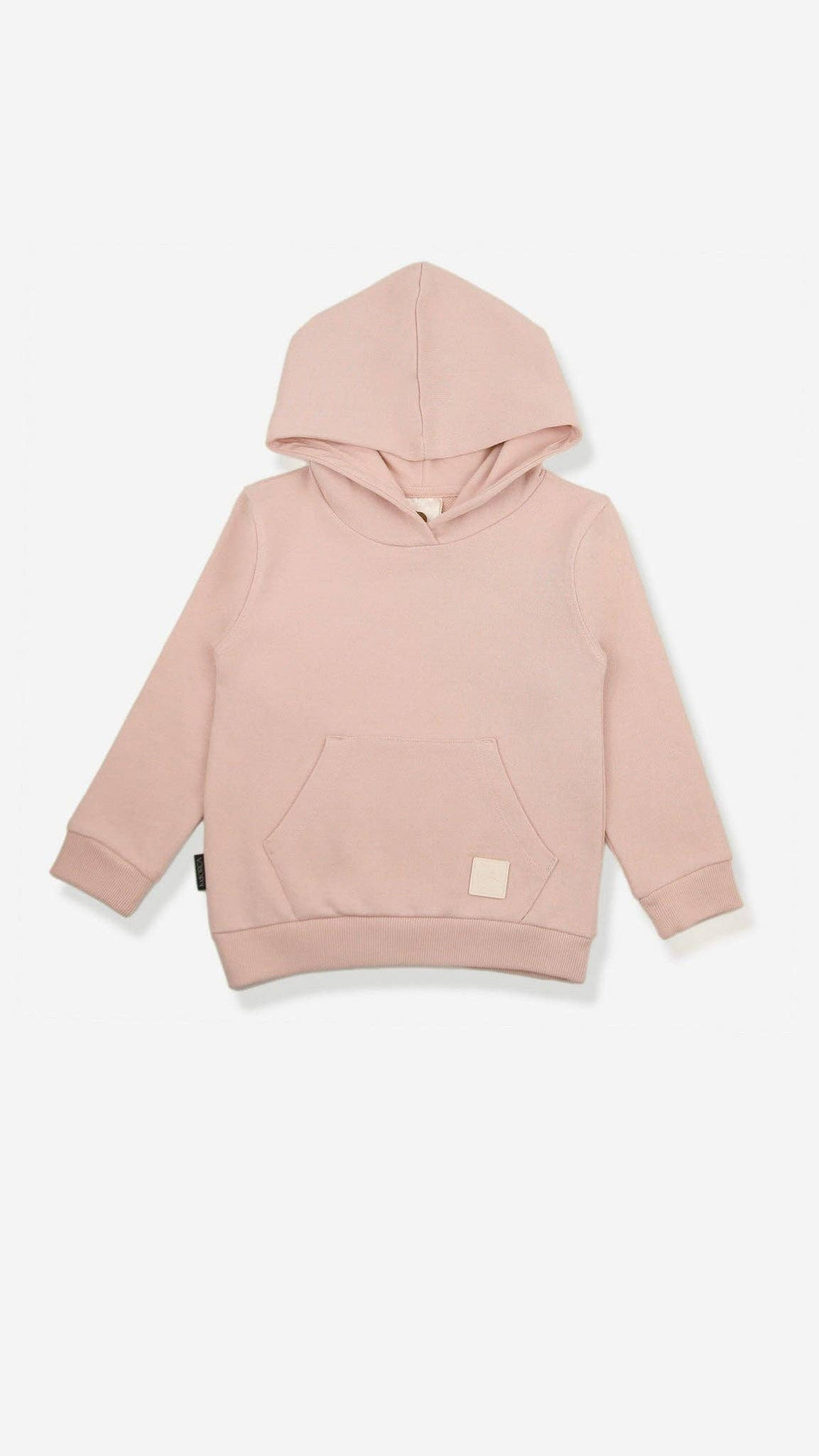 Kids Hoodie - Organic French Terry Cotton – Pale Rose