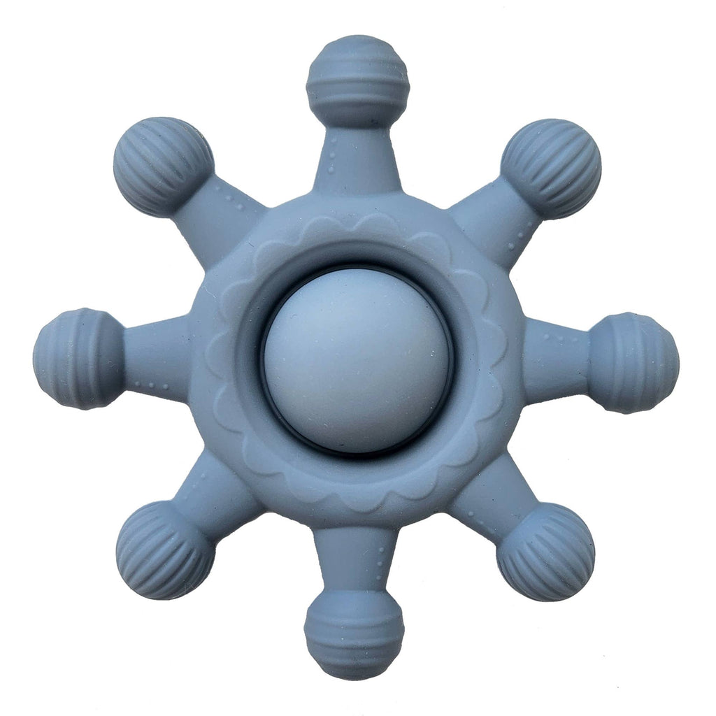 Baby Silicone Teether Toy Circus Dusty blue