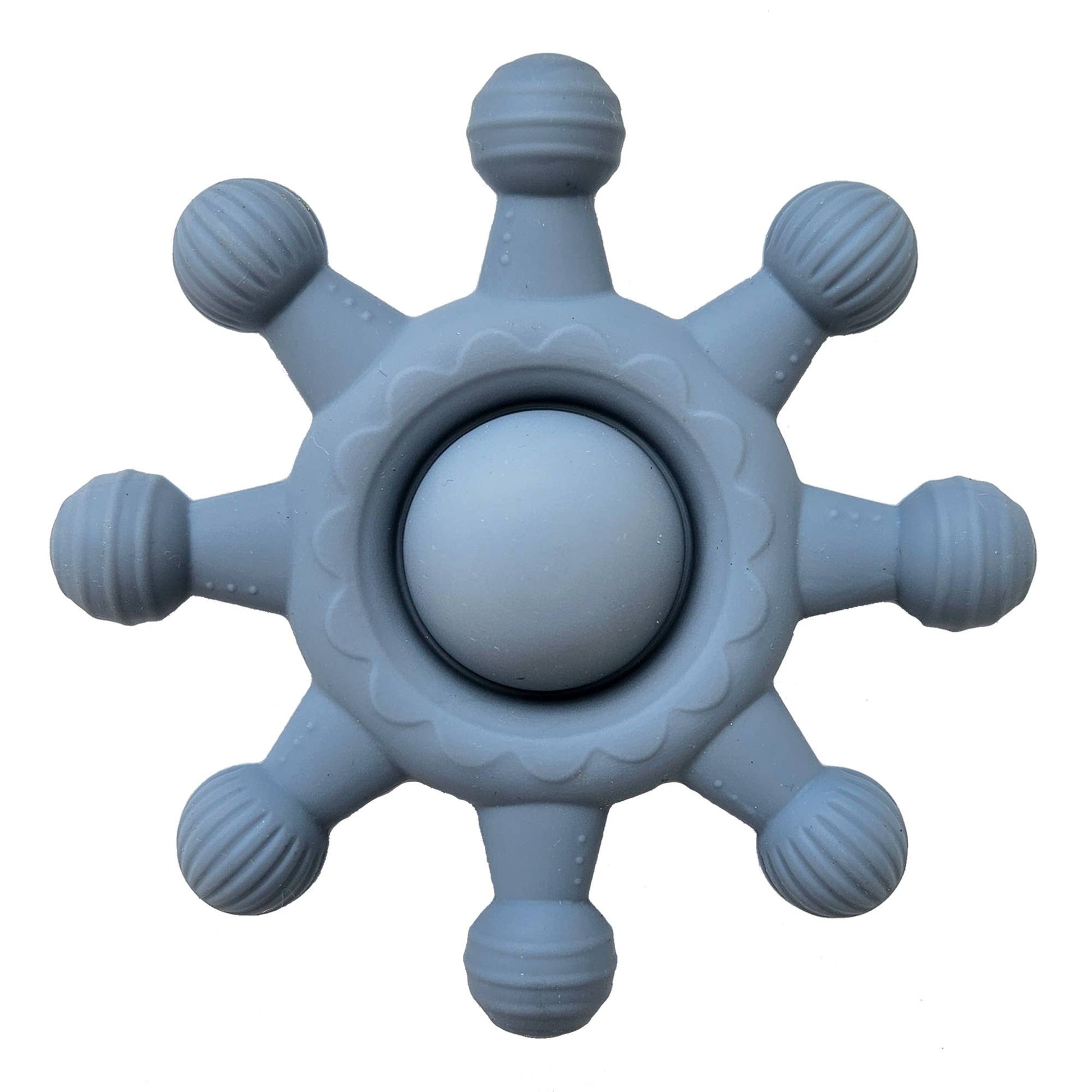 Baby Silicone Teether Toy Circus Dusty blue