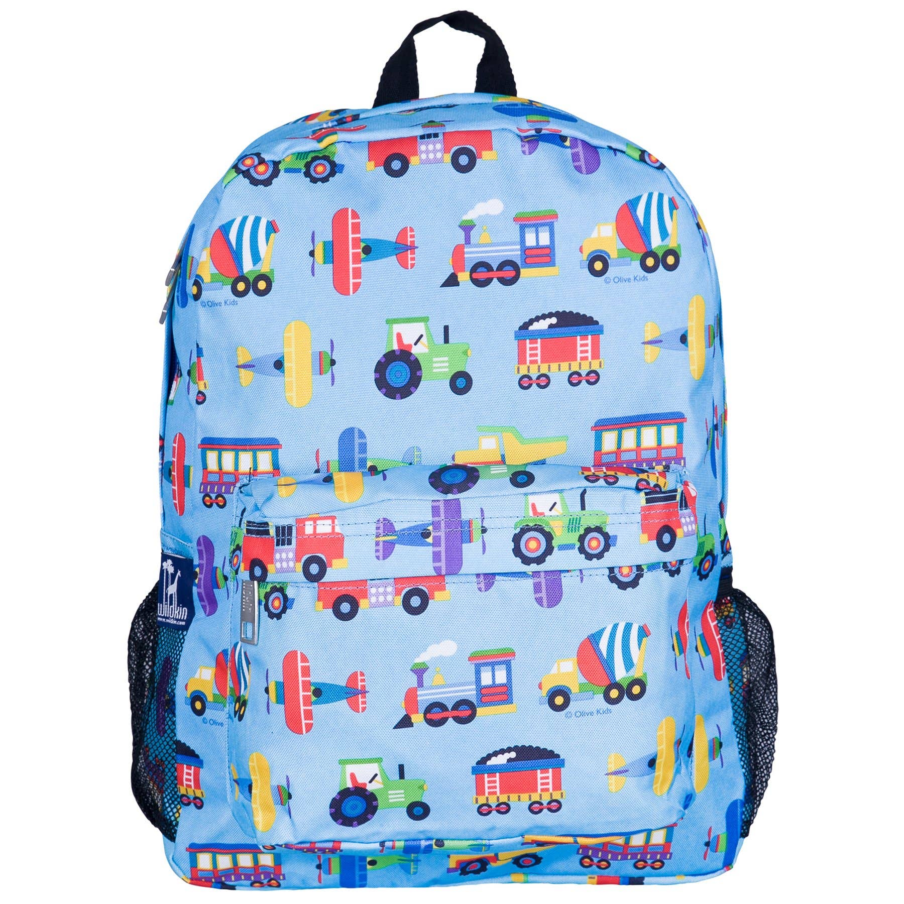 Trains Planes and Trucks Backpack - 16 Inch