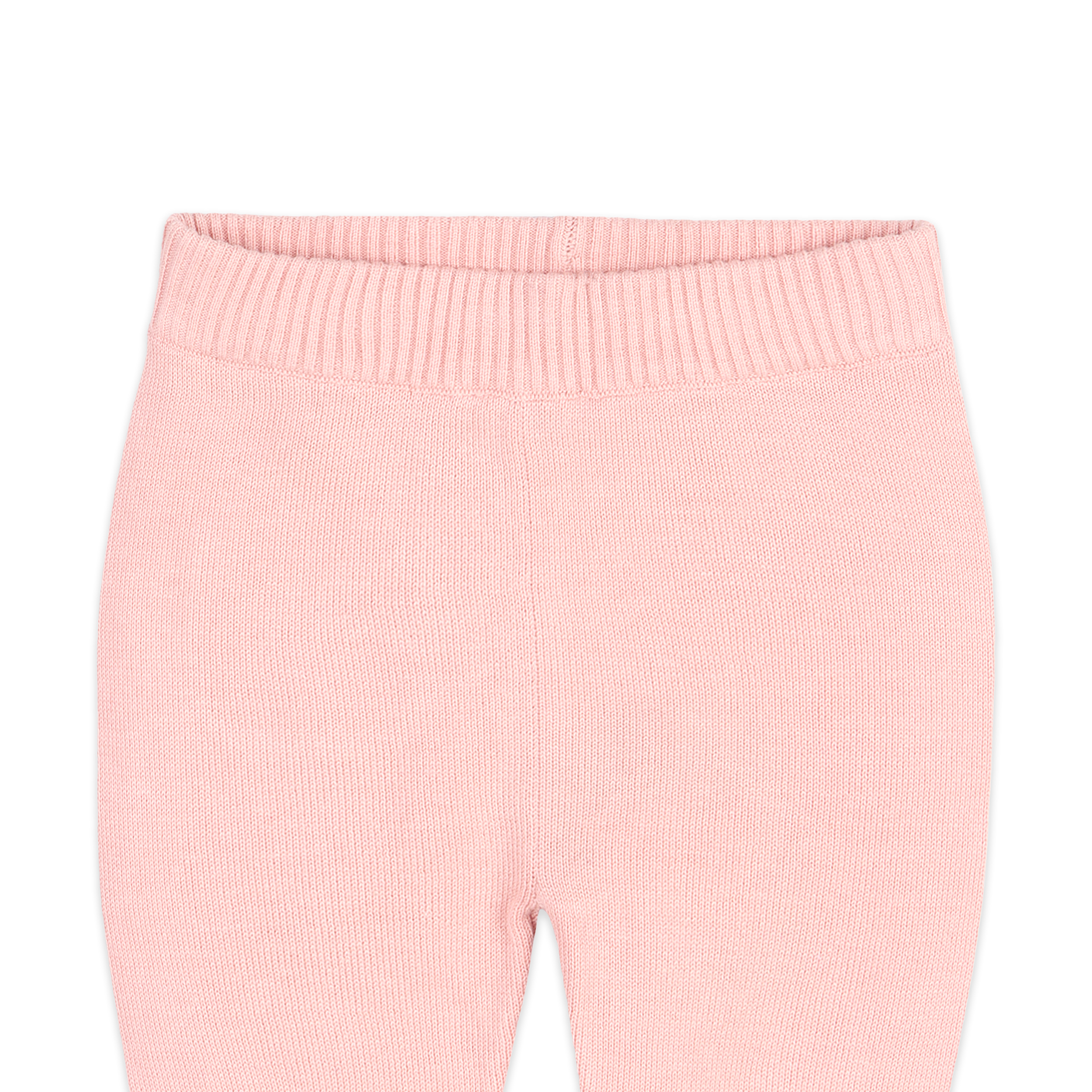 Pocket Sweater Knit Baby Legging Pants Organic Cotton Sweet Pink