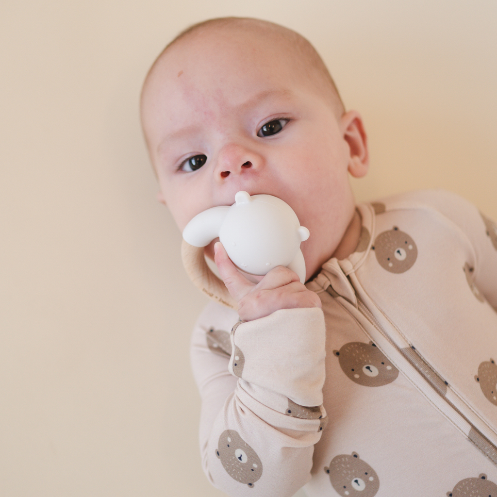 Baby Bear Teether Rattle Toy