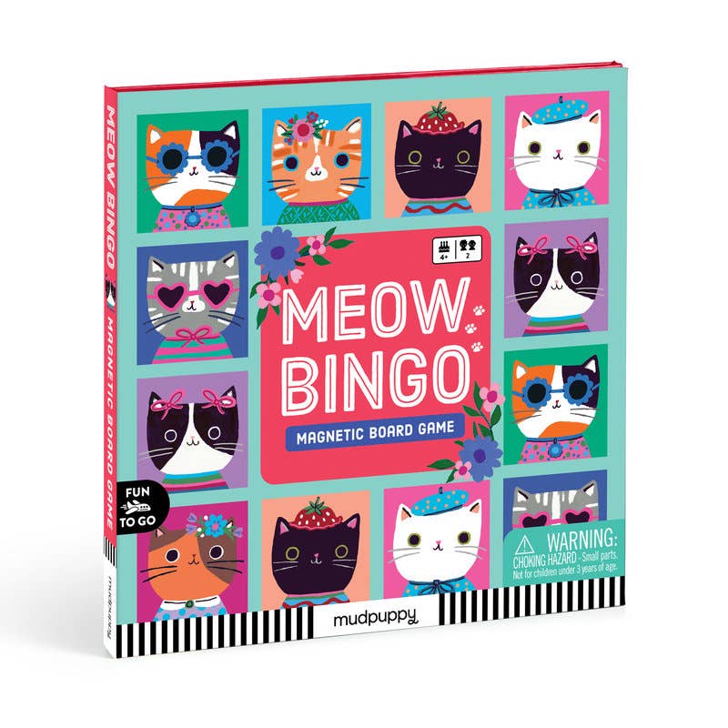 Meow Bingo! Magnetic Board Game