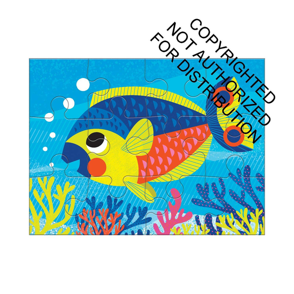 Ocean Friends 4-in-a-Box Puzzle Set