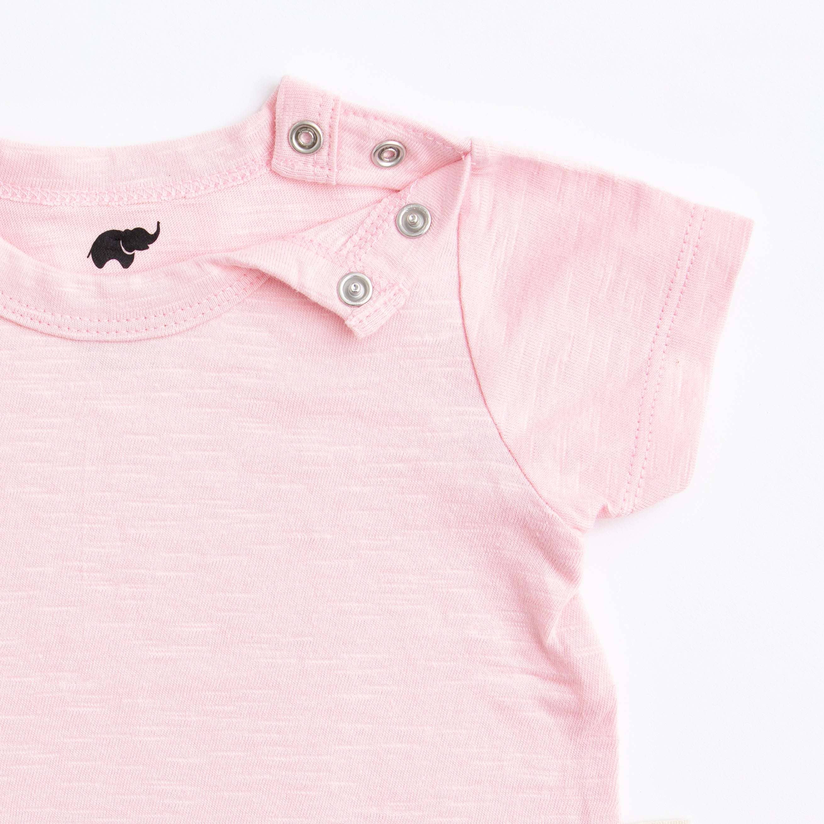 Short Sleeve Crewneck Tee_Pink