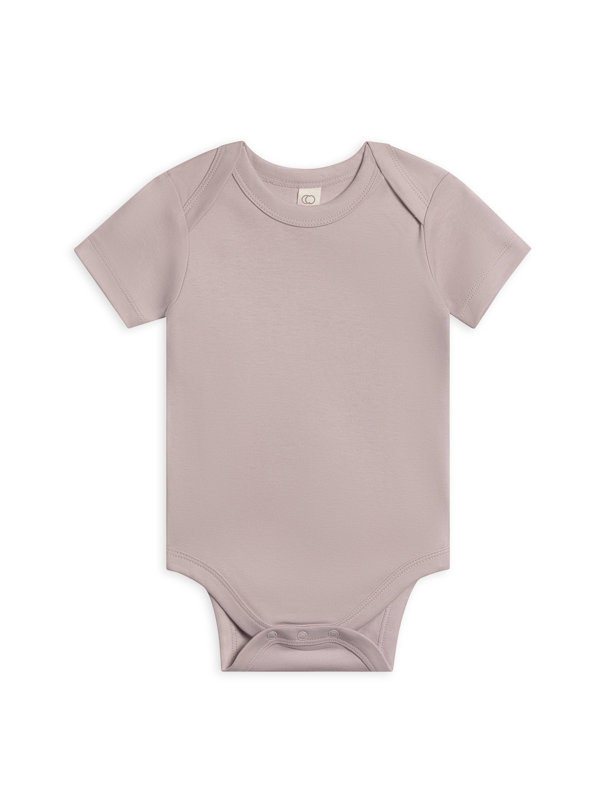Organic Baby Short Sleeve Classic Bodysuit - Lilla