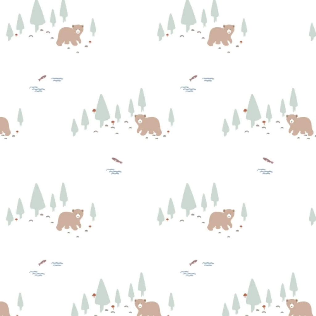 Babe In The Woods Organic Cotton Magentic Footie