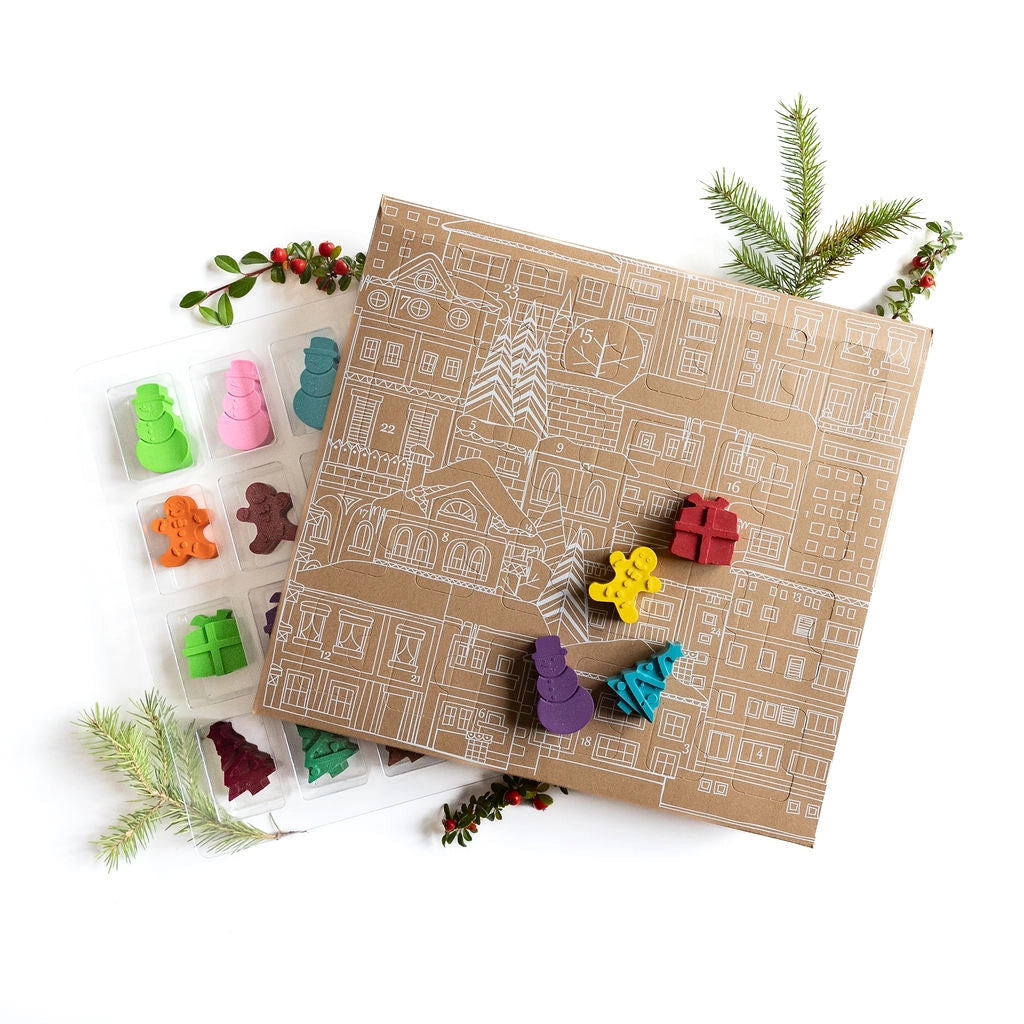 Christmas Hand Made Crayon Advent Calendar