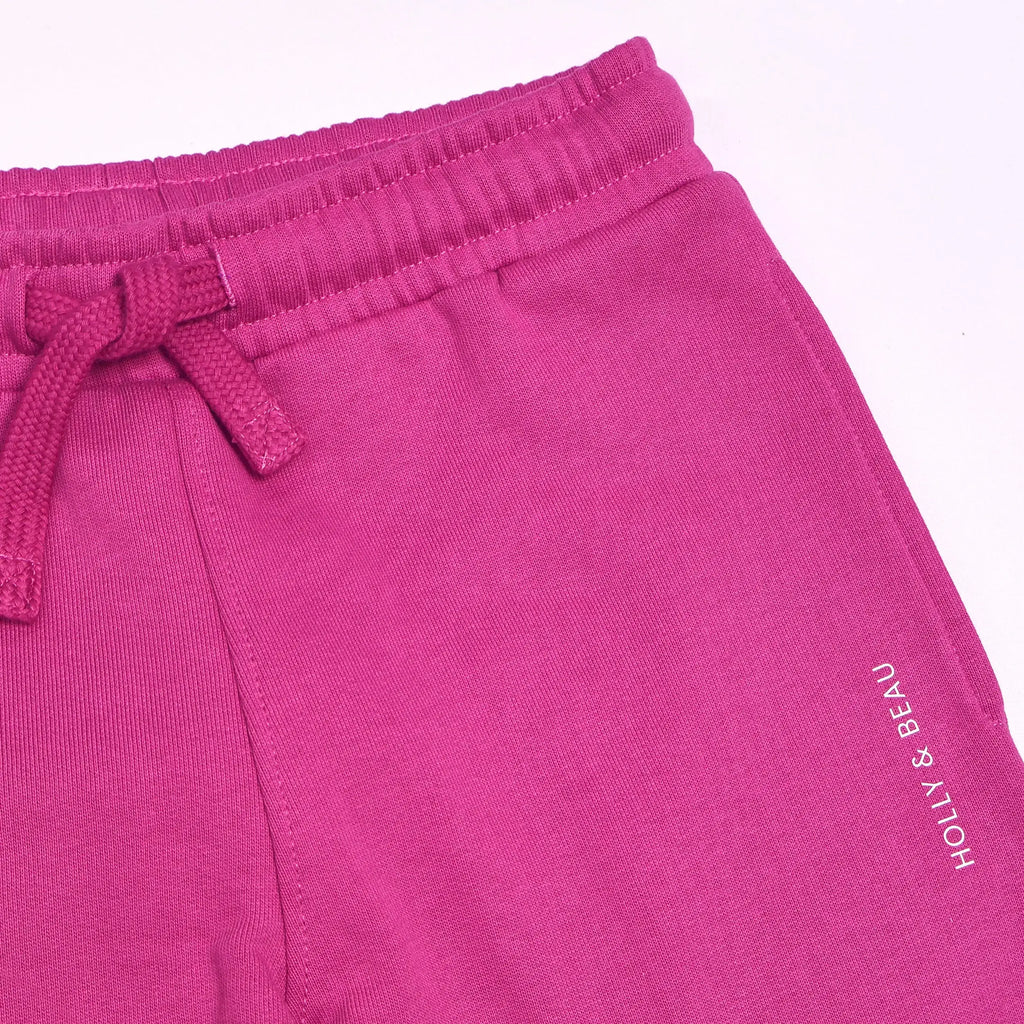 Organic Cotton Everyday Raspberry Pink Joggers