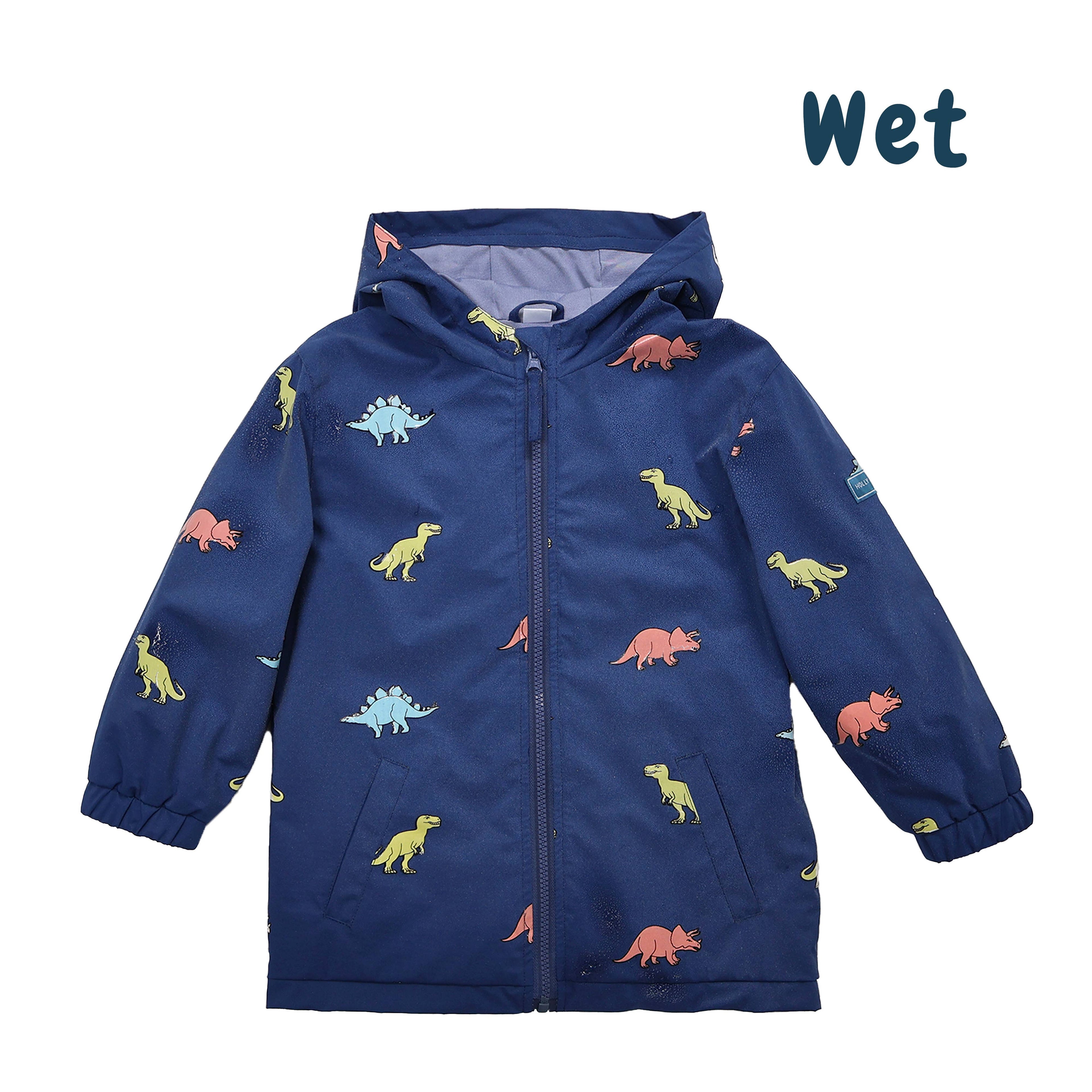 Dinosaur Color Changing Kids Raincoat