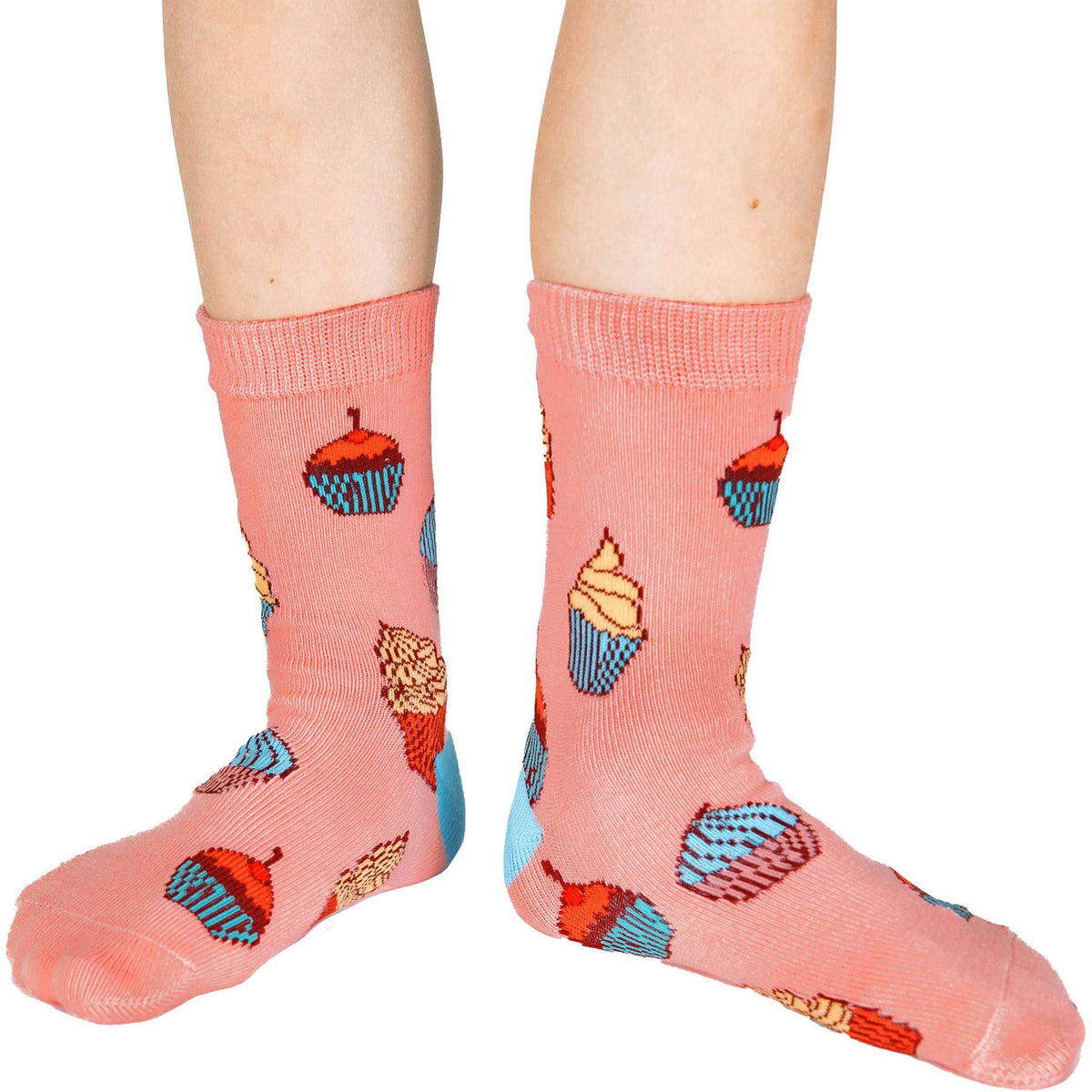 Cupcakes, Ice Cream and Cookies Kids Socks / 3-Pack