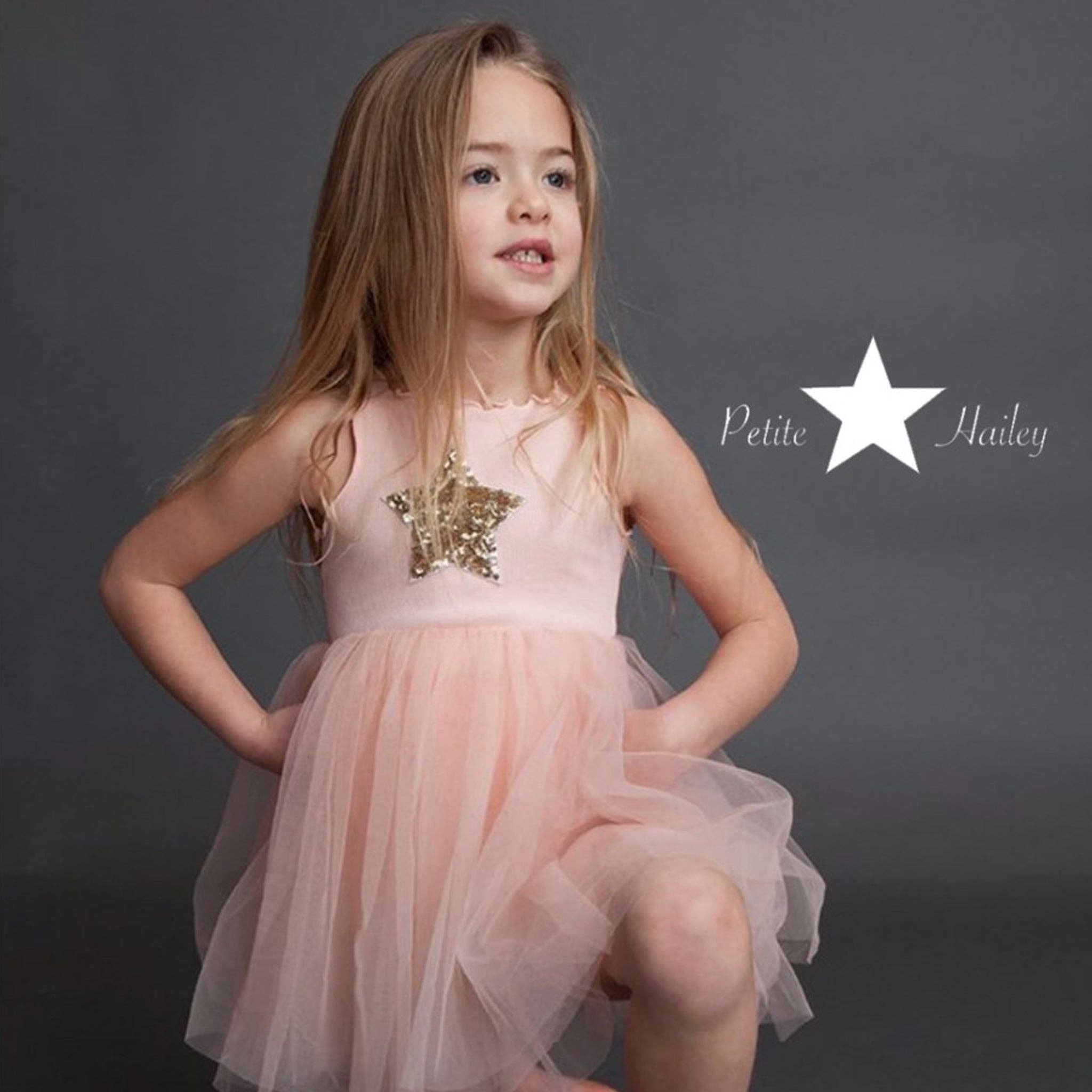 PH Star Tutu Dress: Pink
