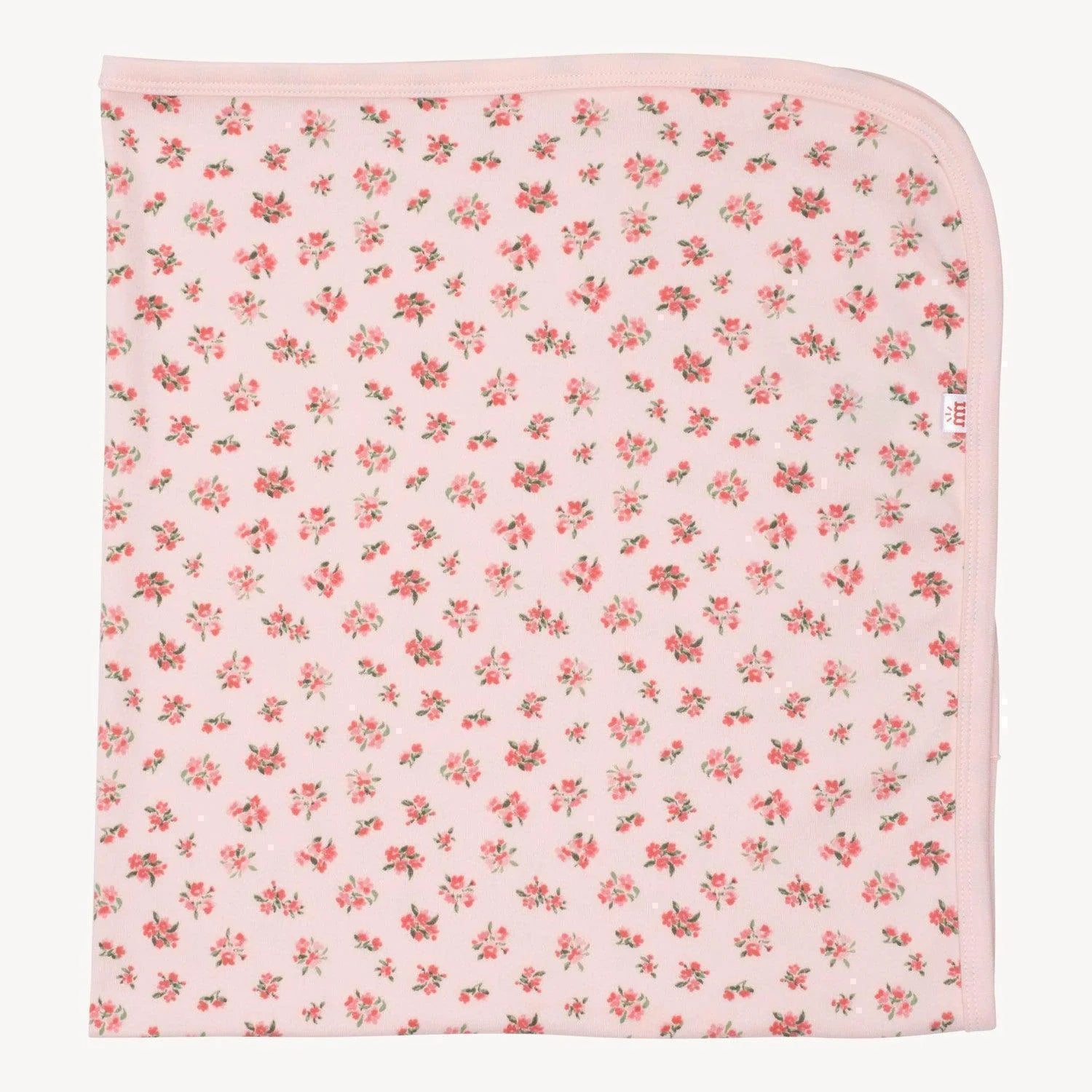 Bouquet de Fleurs Organic Cotton Baby Blanket