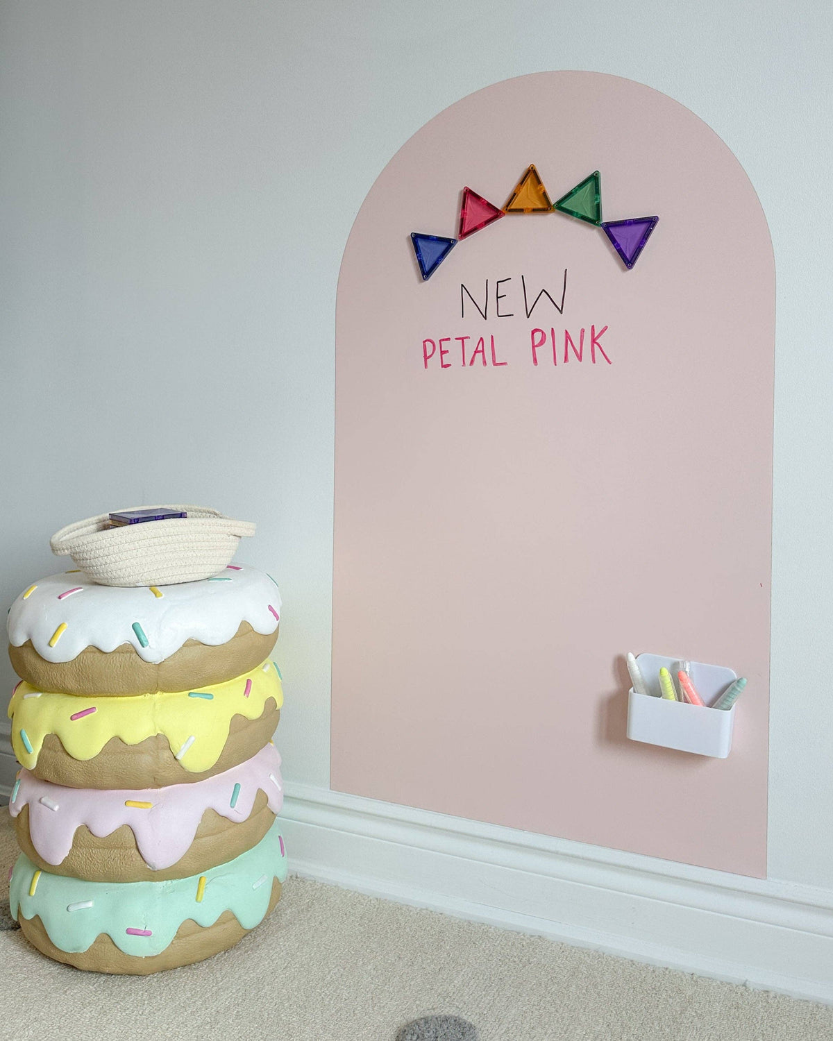 Magic Playwall - ORIGINAL Arch Magnetic Wall Decal for Kids: Sage