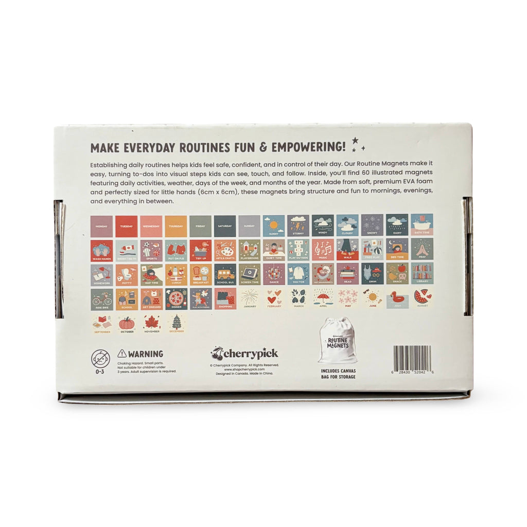 Routine Magnets - Soft Foam Magnetic Set (60 pc set)