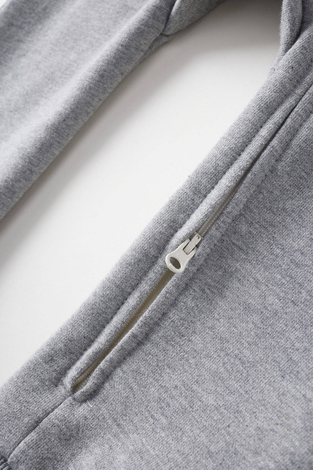 Baby Organic French Terry Bodysuit-Mix Grey