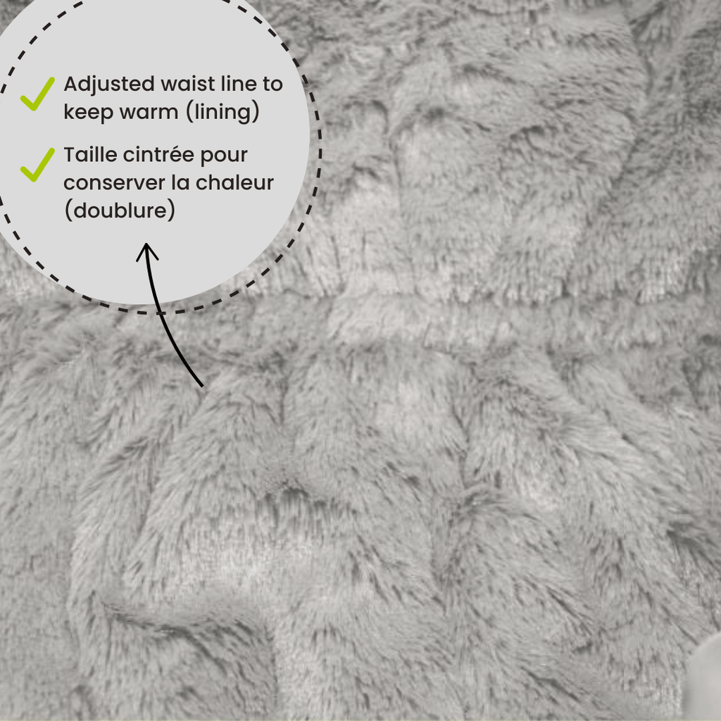 One piece baby snowsuit - Glacier