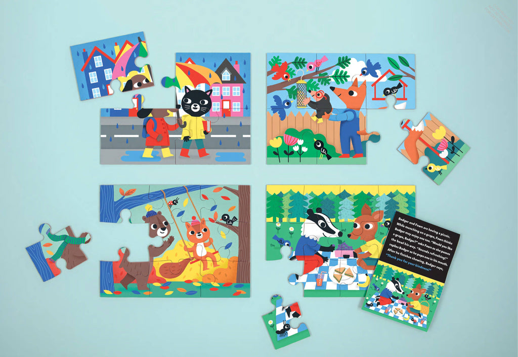 Kindness 4-in-a-Box Puzzle Set