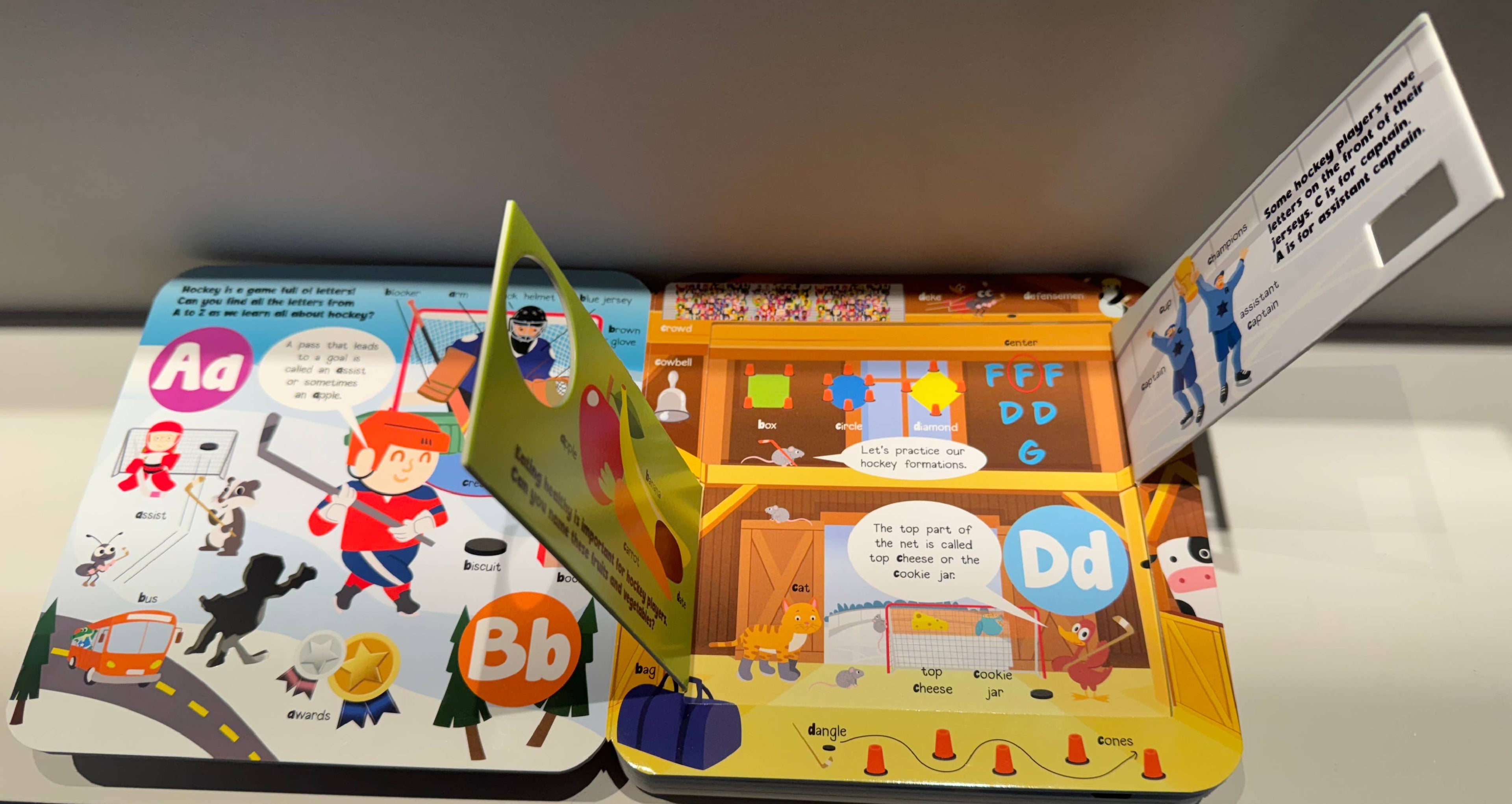 Hockey ABC Fun Flaps (a chunky lift-the-flaps board book)