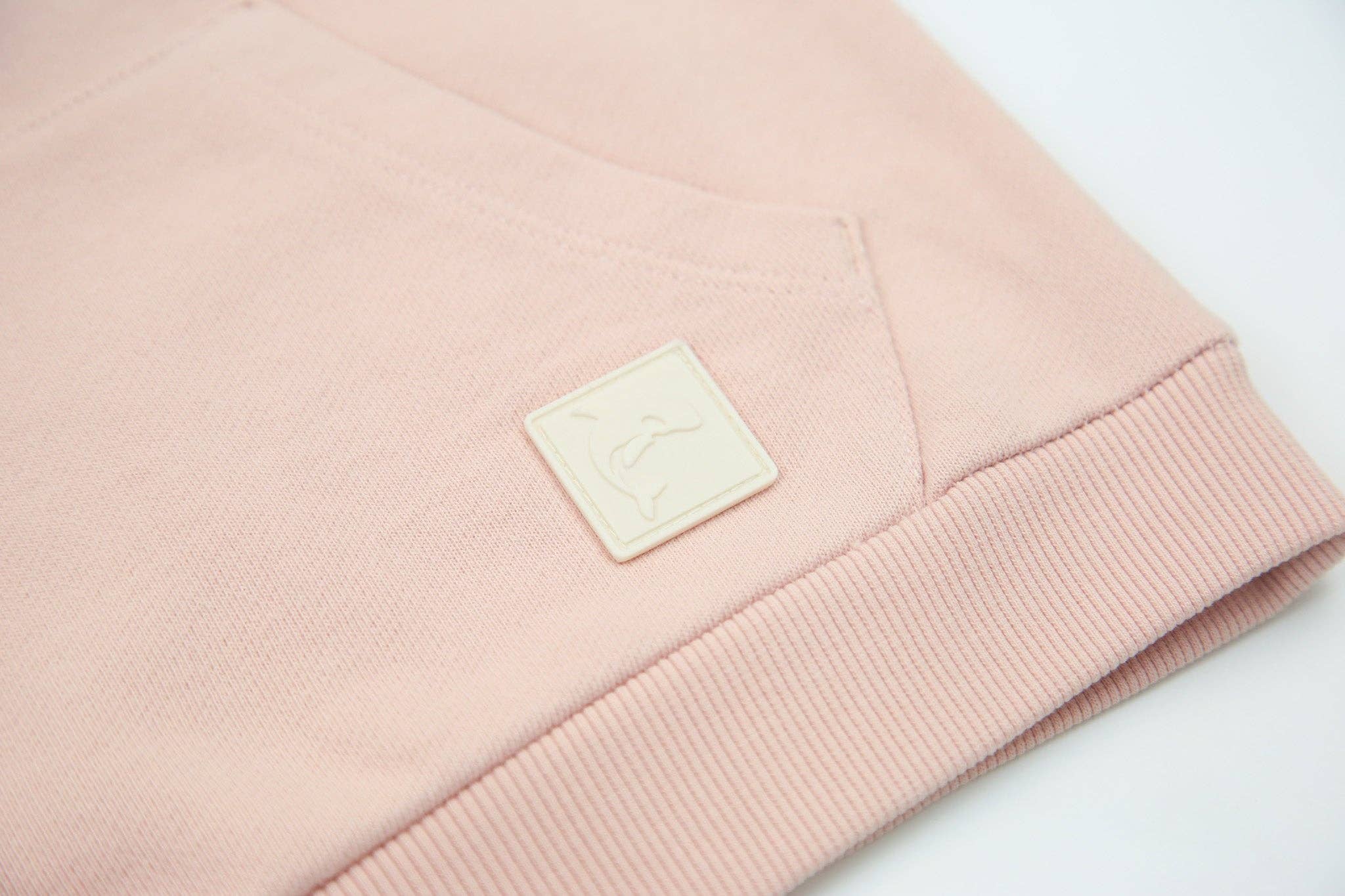 Kids Hoodie - Organic French Terry Cotton – Pale Rose