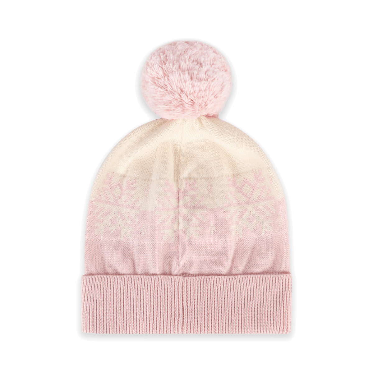 Ski Day Knit Baby Beanie Hat (Organic Cotton): Sweet Pink / One Size
