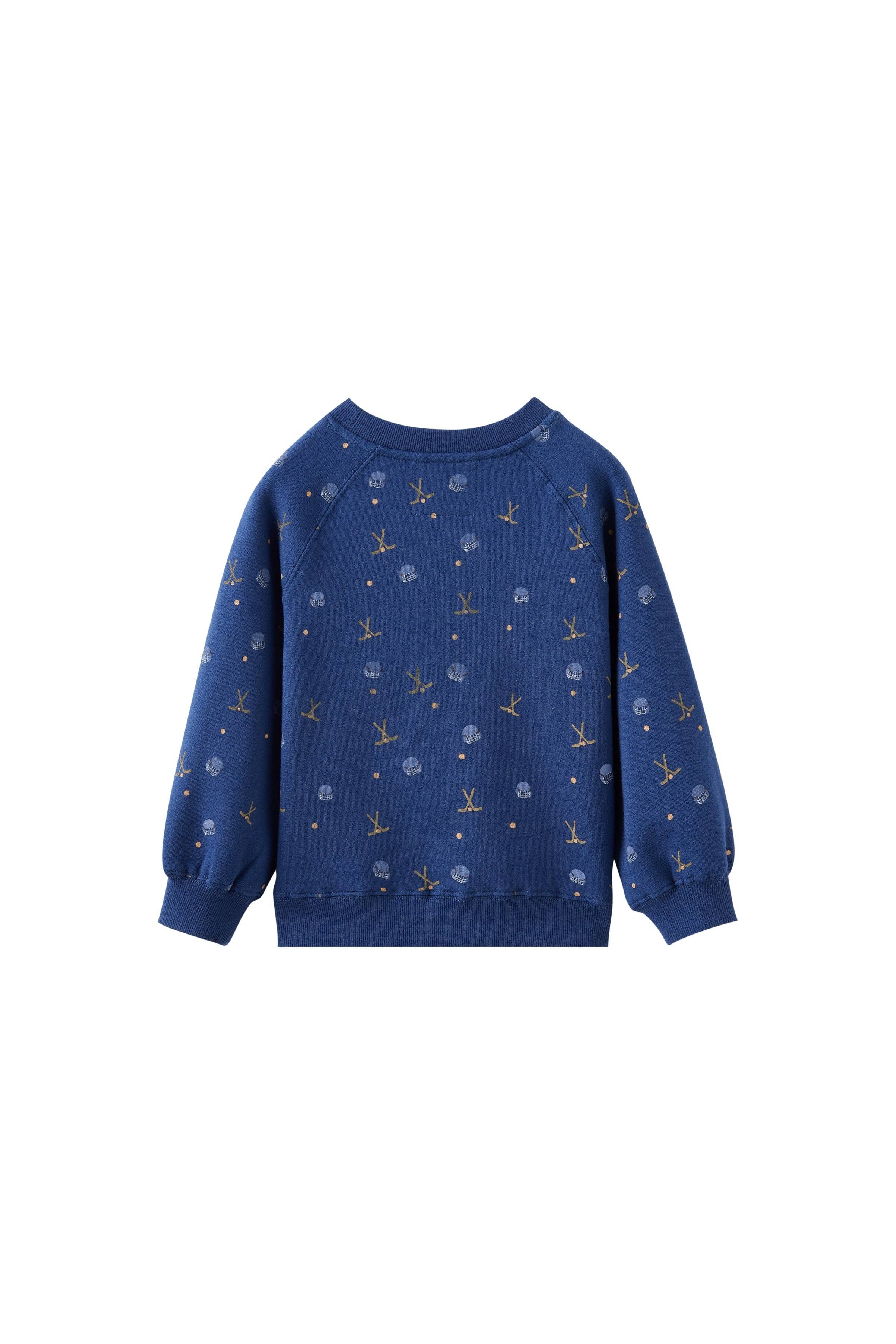 Toddler Organic Fleece Sweatshirt-Hockey