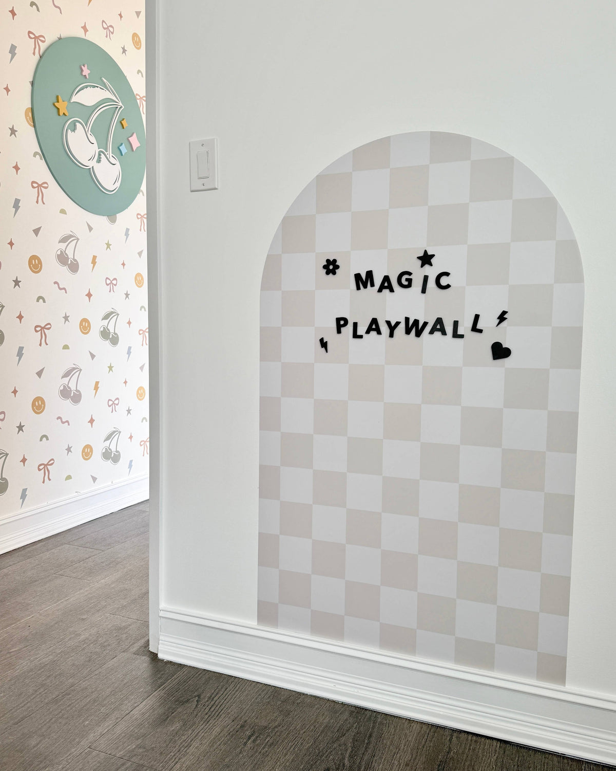 MEGA Magic Playwall - Arch Magnetic Wall Decal for Kids: Starry Skies