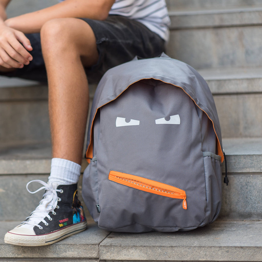 ZIPIT Grillz Backpack for Kids: Dark Grey