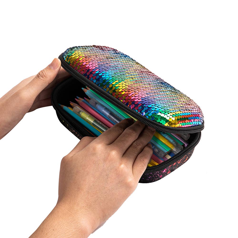 ZIPIT Sequin Pencil Box
