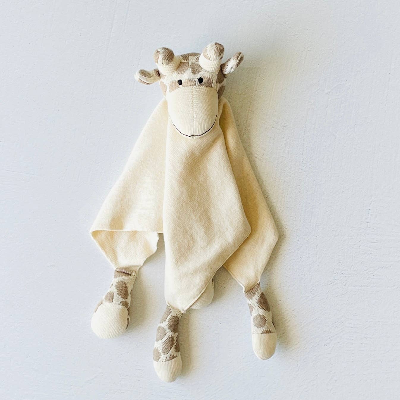 Giraffe - Organic Baby Lovey Security Blanket Cuddle Cloth