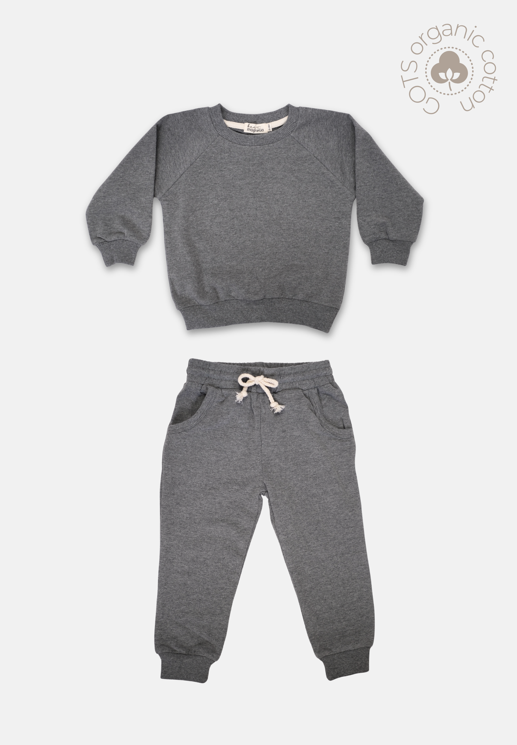 Organic Jogger Set - Grey: