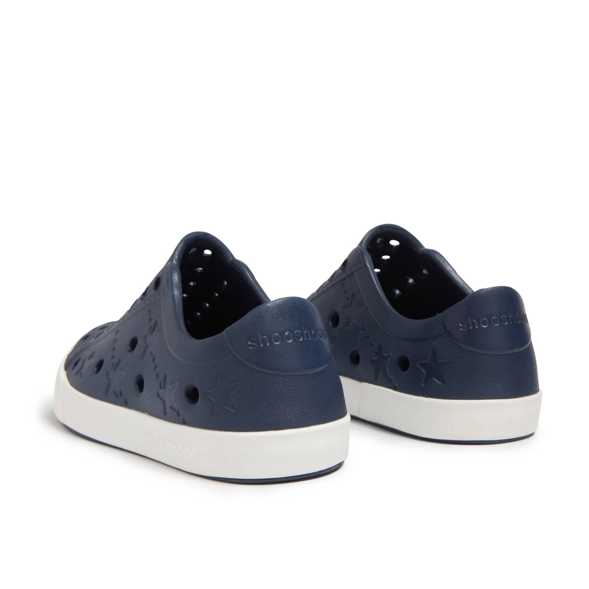 CASPIAN - SHOOSHOOS TODDLER KIDS SHOES WATERPROOF SNEAKERS: NAVY BLUE